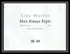 Clay Walker - She's Always Right Downnload Ringtone