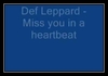 Def Leppard - Miss You In A Heartbeat Downnload Ringtone