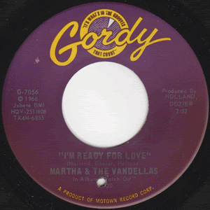 Martha & The Vandellas - I'm Ready For Love Downnload Ringtone