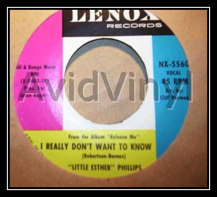 Little Esther Phillips - I Really Don't Want To Know Downnload Ringtone