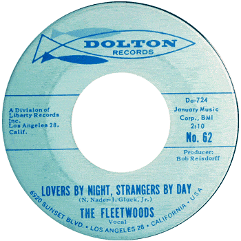 The Fleetwoods - Lovers By Night, Strangers By Day Downnload Ringtone